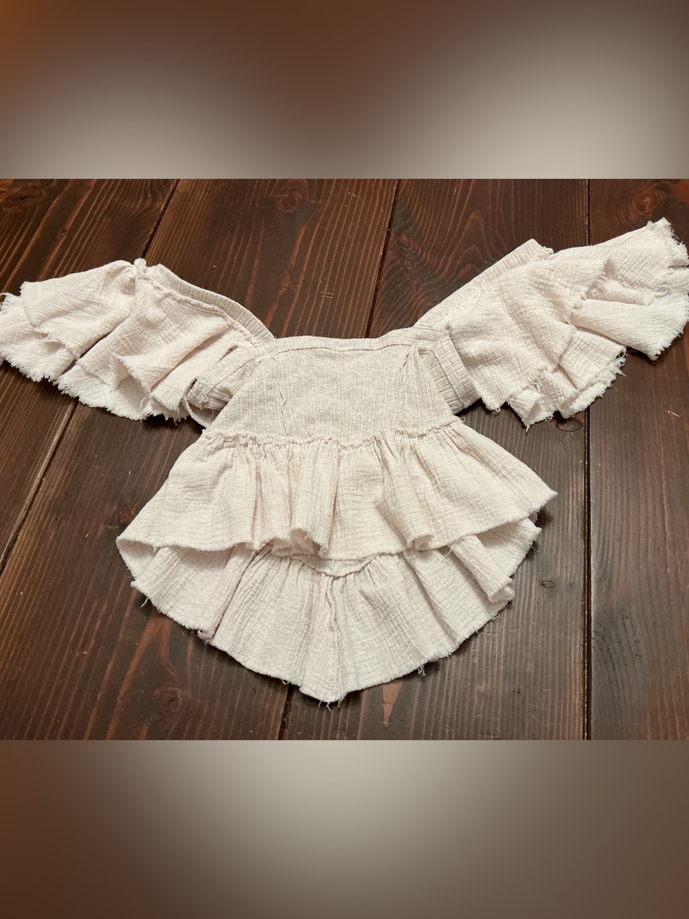 Free People off the shoulder Top - Picture 3 of 12